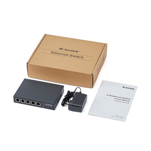 MokerLink Store - MokerLink 5 Port 2.5G Ethernet Switch