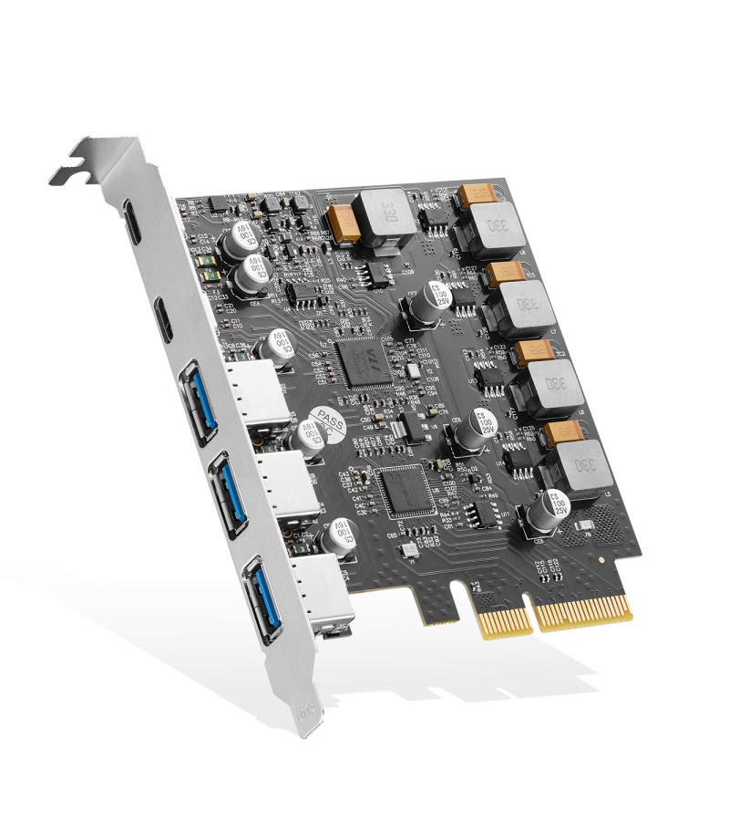 Embedded Usb Cards MokerLink Store - PCIE to USB 3.1 Gen 2 Expansion Card