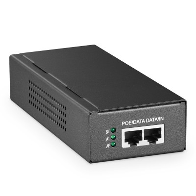 MokerLink 10G Iniettore PoE, 802.3af/at/bt 65W, 10M/100M/1000M/10Gbps Ethernet, Plug ∙ Play, Adattatore non PoE a PoE, Distanza fino a 100 metri