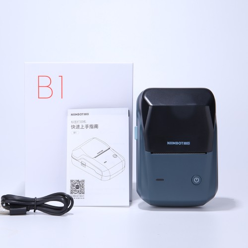 2 Zoll Etikettendrucker B1 mit Bändern, Bluetooth-Thermo-Etiketten Maker  Small Business Aufkleber Drucker, eignet Sich für alle Zwecke Etiketten