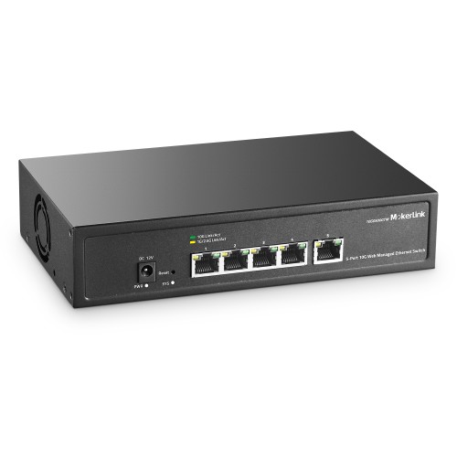 MokerLink Store - MokerLink 5-Port Full 10G Managed Ethernet Switch