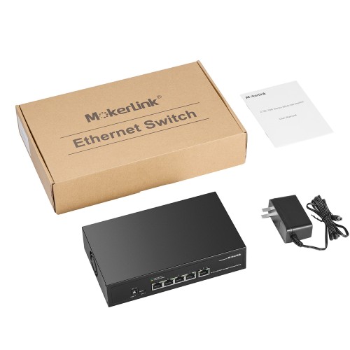 MokerLink Store - MokerLink 5-Port Full 10G Managed Ethernet Switch