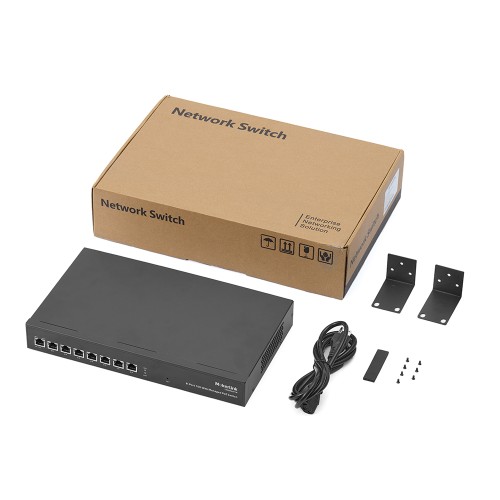 MokerLink Store - MokerLink 8-Port Full 10G Managed PoE Switch