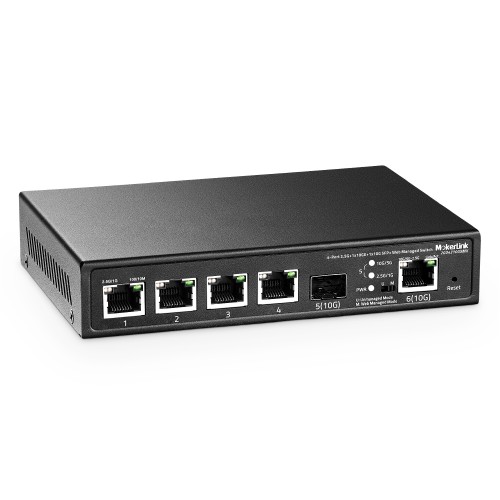 Prise UE - Commutateur Ethernet réseau 2.5G, hub LAN non géré, VLAN 4x2 Prise UE - Commutateur Ethernet réseau 2.5G, hub LAN non géré, VLAN 4x2