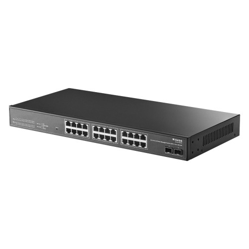 MokerLink Store - 24-Port 2.5G L2 Managed Ethernet Switch with 2
