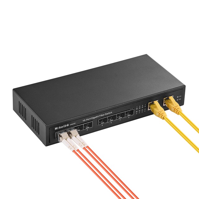 MokerLink Store - MokerLink 10 Port Gigabit SFP Switch