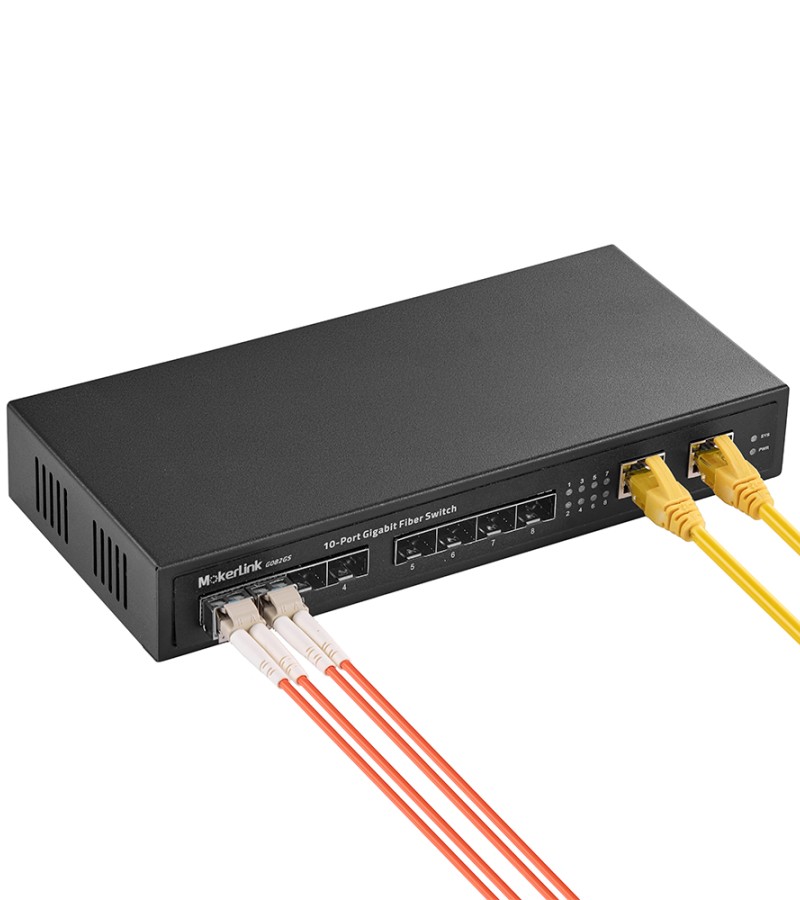 MokerLink Store - MokerLink 10 Port Gigabit SFP Switch