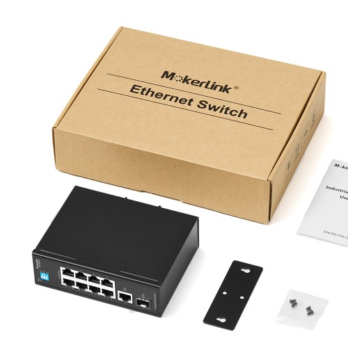 MokerLink Store - MokerLink 10 Port Gigabit SFP Switch