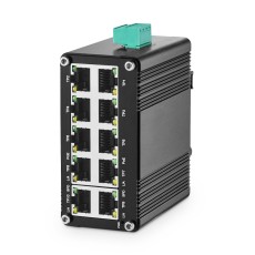 MokerLink PoE 10-poorts industriële DIN-rail switch, 8