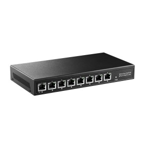 MokerLink 8 Port 2.5G PoE Switch, 8 x 2.5 Gigabit RJ-45 Base-T Ports, IEEE802.3af/at, 120W Power Supply, Unmanaged Multi-Gigabit Desktop Ethernet Switch 