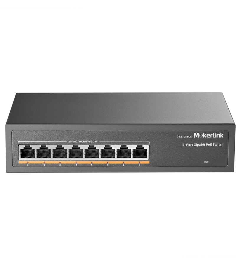 MokerLink Store - 8-Port Gigabit PoE Switch