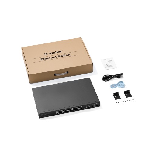 Switch Wildix POE PBX 24 ports 1Gb + 2SFP Manageable