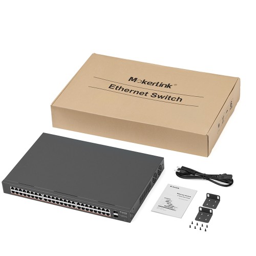 MokerLink Store - MokerLink 50 Port Gigabit Ethernet Switch with