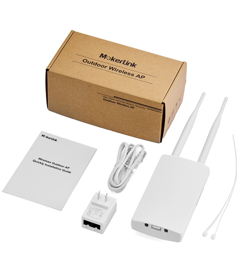External Wireless Ap MokerLink Outdoor Wireless AP, AC1200 2.4G/5GHz Dual Band 1200Mbps WiFi ...