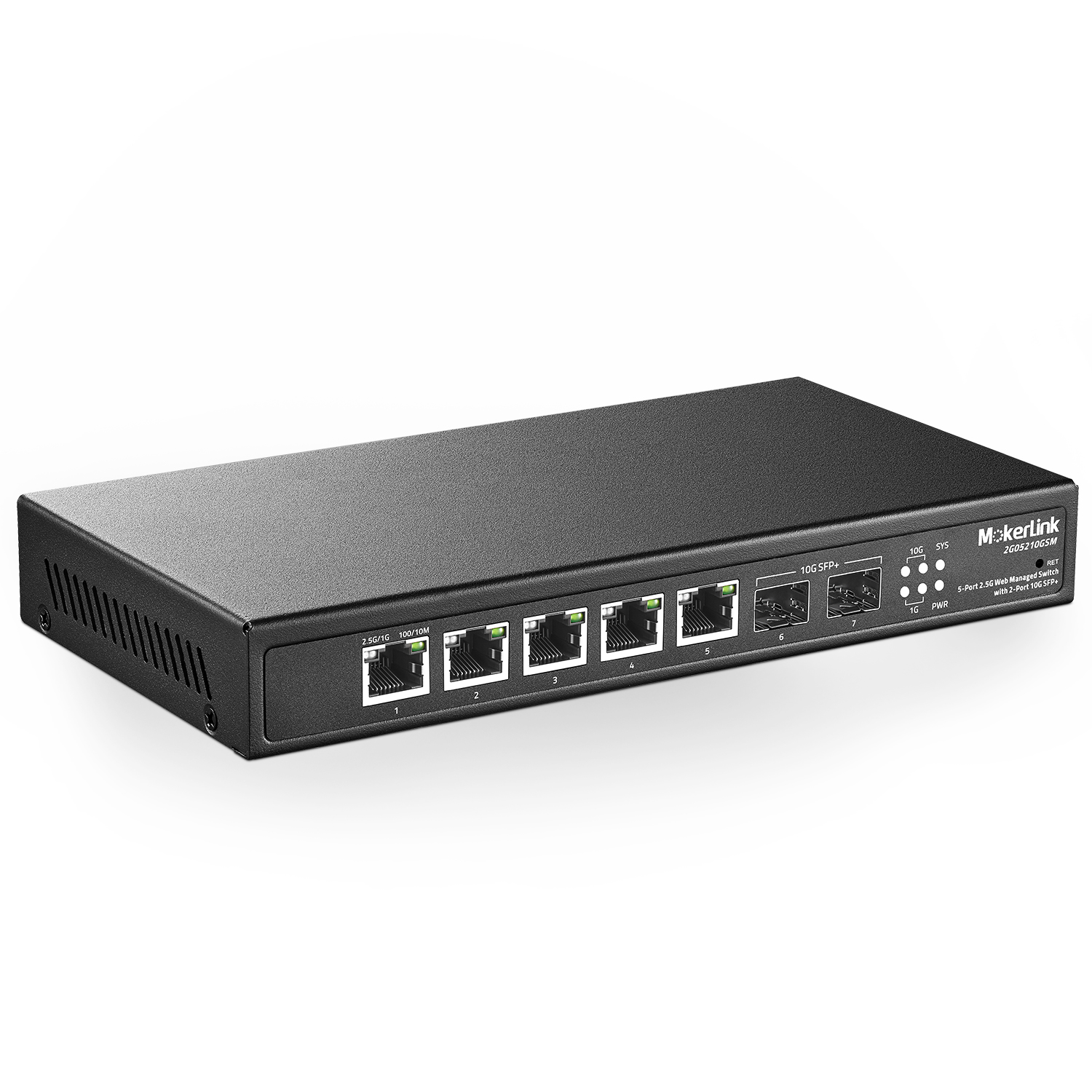 MokerLink Store - 5 Port 2.5G Ethernet Switch with 10G SFP