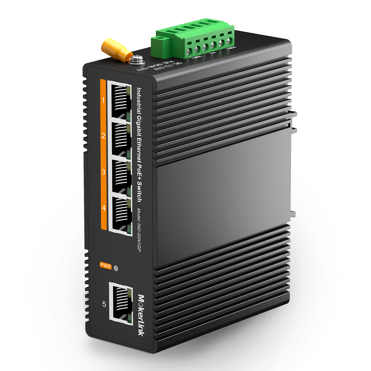 Switch Fibre Gigabit Industriel Administrable 5 Ports, IDS-305G
