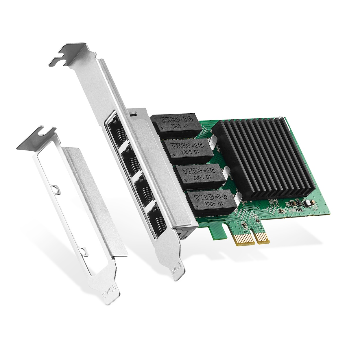 MokerLink Store - 4 Port Gigabit PCIe Network Adapte