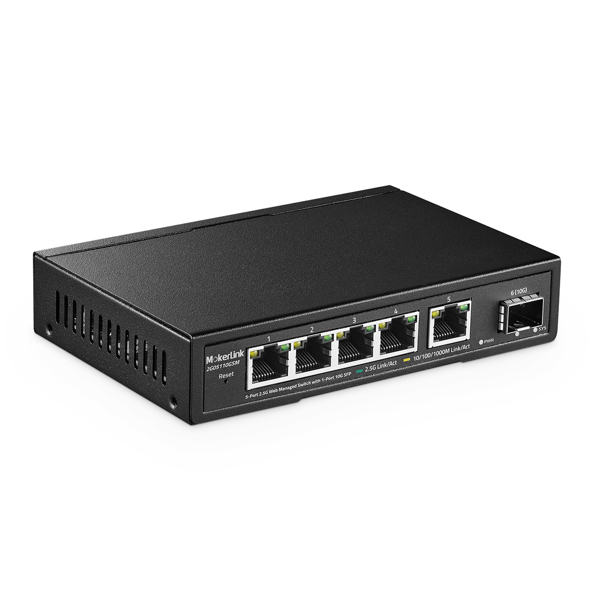 Web Component Switch MokerLink Store - MokerLink 5-Port 2.5G Web Managed Ethernet Switch ...