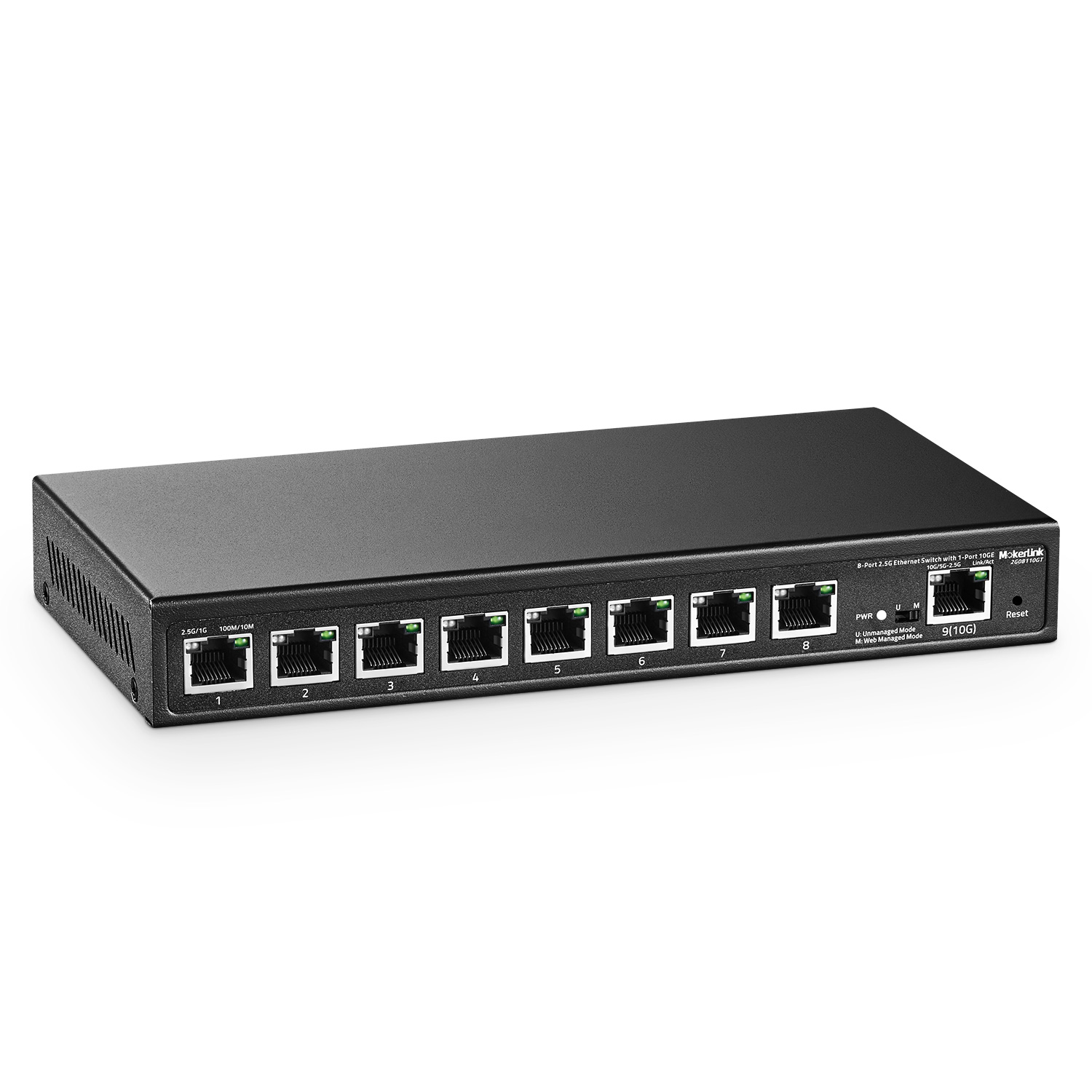 Web Component Switch MokerLink Store - MokerLink 8-Port 2.5G Web Managed Switch with 1-Port ...